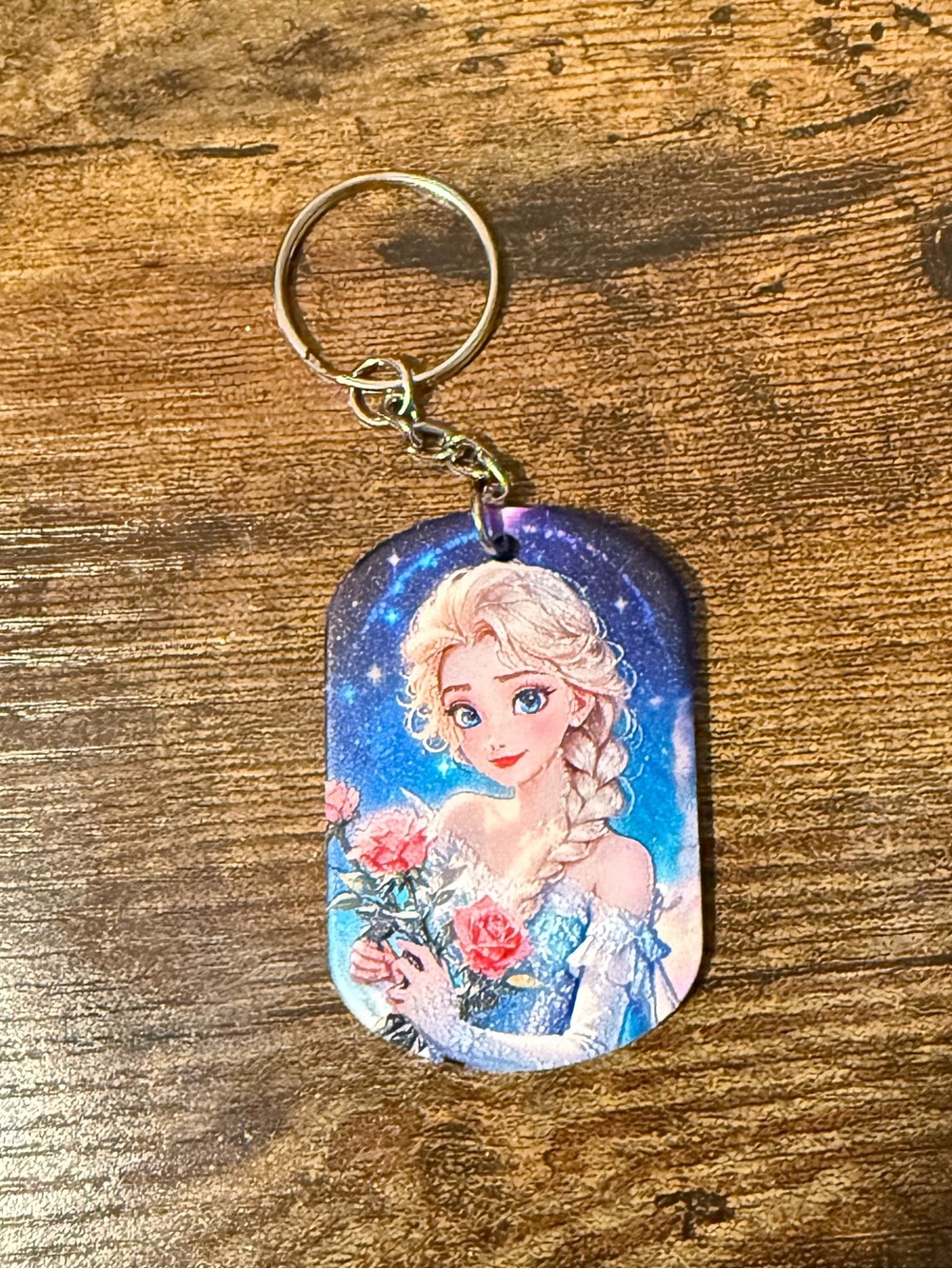 Elsa Keychain-Double Sided